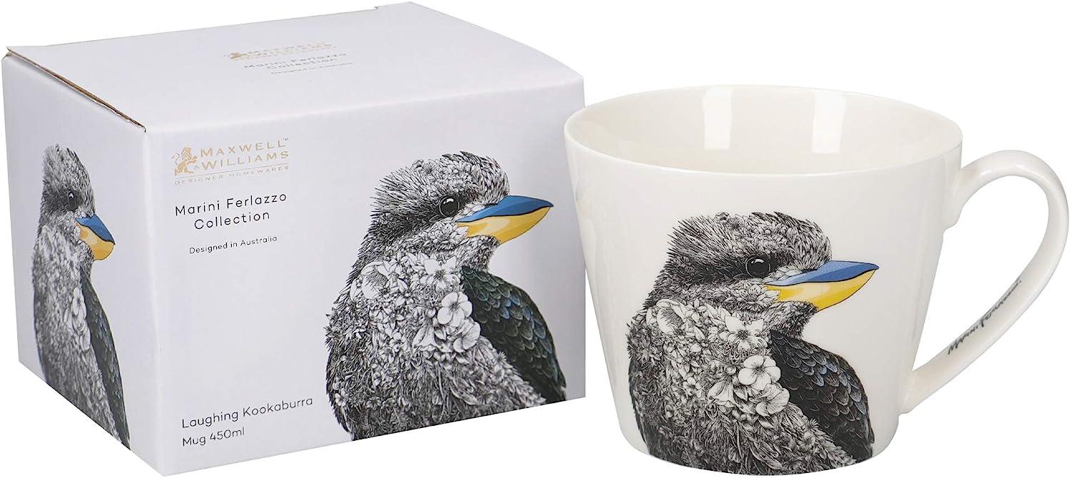 Maxwell & Williams DX0562 Becher 450 ml MARINI FERLAZZO Kookaburra, Porzellan, in Geschenkbox Bild 1