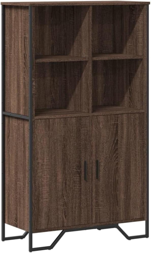 Highboard 79,5X35,5X137,5 Cm Holzwerkstoff: Braune Eiche Bild 1