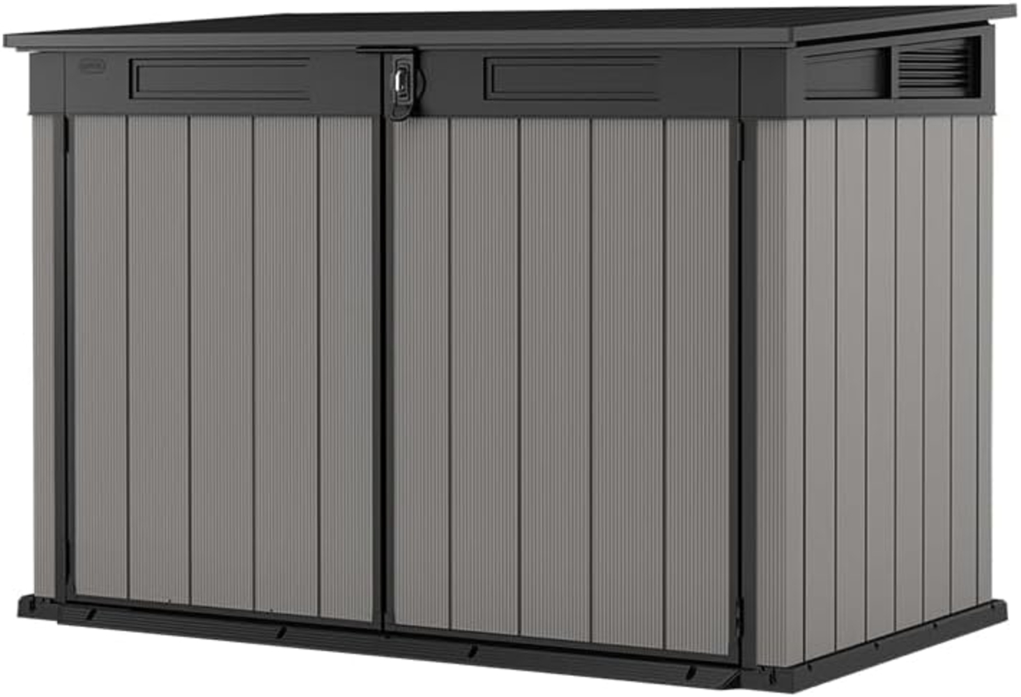 Keterbox Premier Jumbo, 2020l Fassungsvermögen, Außenmaße (BxHxT): 190,5 x 132 x 109 cm, passend für 3X 240l oder 2X 360l Mülltonnen, wetterfest, wasserdicht, mehrfarbig, Kunststoff Bild 1