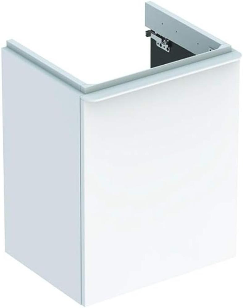 GEBERIT SMYLE SQUARE Waschbeckenunterschrank 44,2 cm breit, Weiß, Türanschlag rechts Bild 1