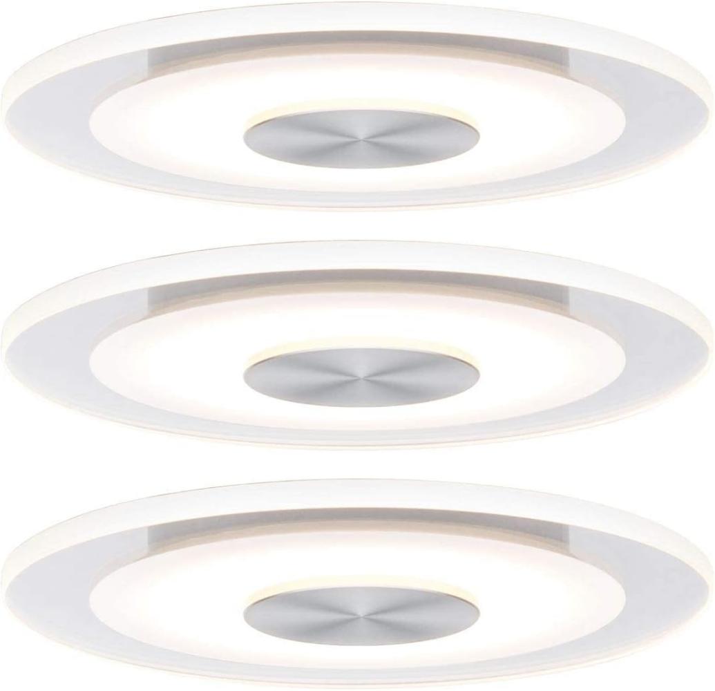 Paulmann Premium 3er-Set LED-Einbauleuchte 'Whirl Basisset', 4,9W dimmbar 3000K, 120 mm Bild 1