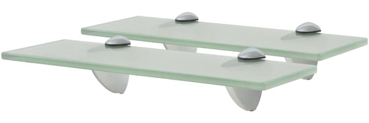 vidaXL Schwebende Regale 2 Stk. Glas 30x10 cm 8 mm [3051510] Bild 1