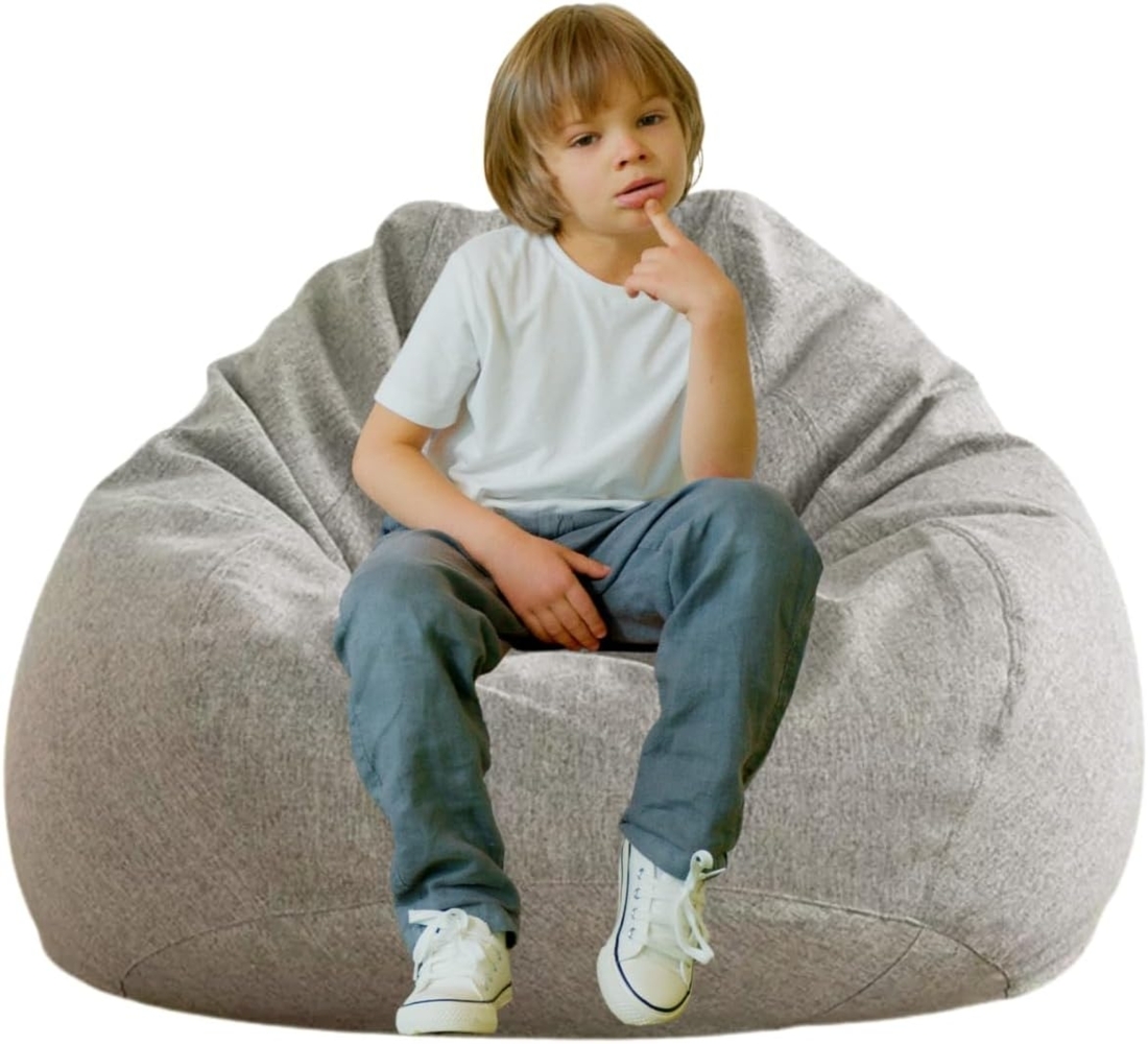 AD. CON Sitzsack Sitzsack Puff Relax-Sessel Bodenkissen Bean Bag mit Füllung AD. CON (Sitzsack mit Füllung), Hergestellt in Polen Bild 1