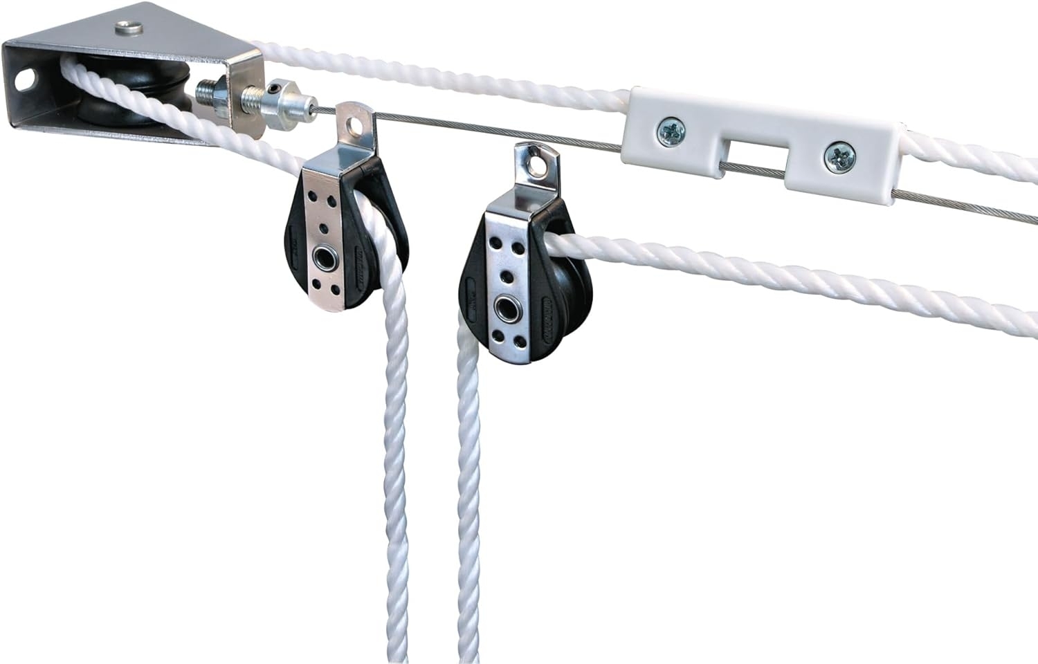 Windhager Montageset Seilzugsystem, für Markisen bis max. 7x2,7 m, flexibel einsetzbar, wasserdicht, 10884 Bild 1