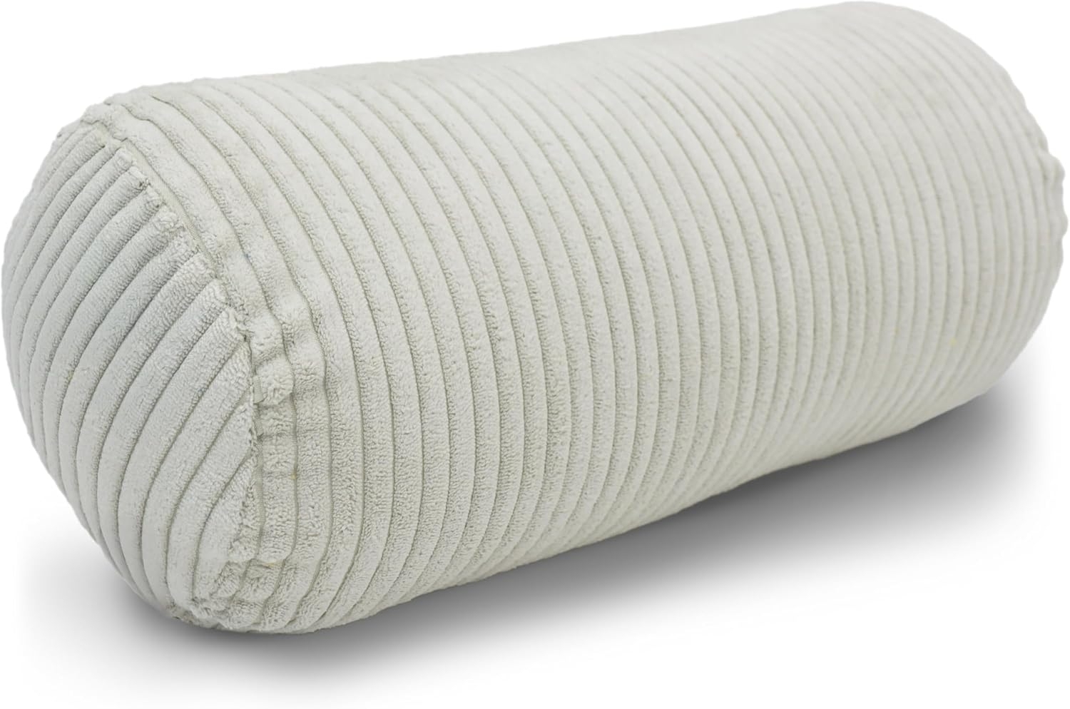 Amilian Nackenrolle mit Bezug 15 x 40 cm - Kissenrolle - mit Nackenrollenbezug - Bettrolle, Kopfstütze, Nackenstütze mit Bezug, ideal als Dekokissen, Sofakissen, Kissen, Kissenrolle, Lagerungskissen, Schlafkissen und für Reisen Bild 1