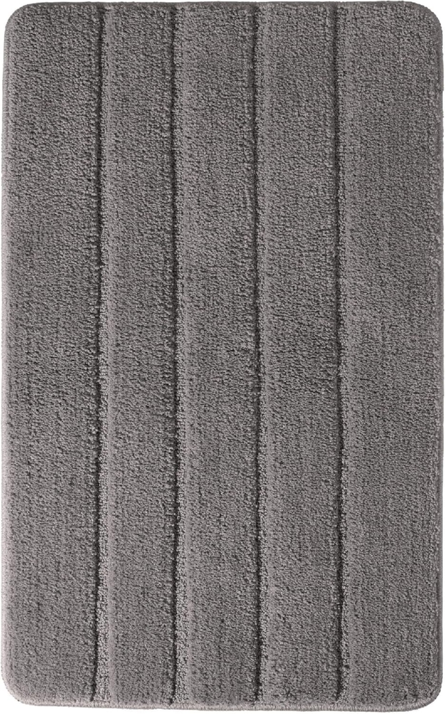 Schiesser Badteppich Milano - 50 x 80 cm - Dunkelgrau Bild 1