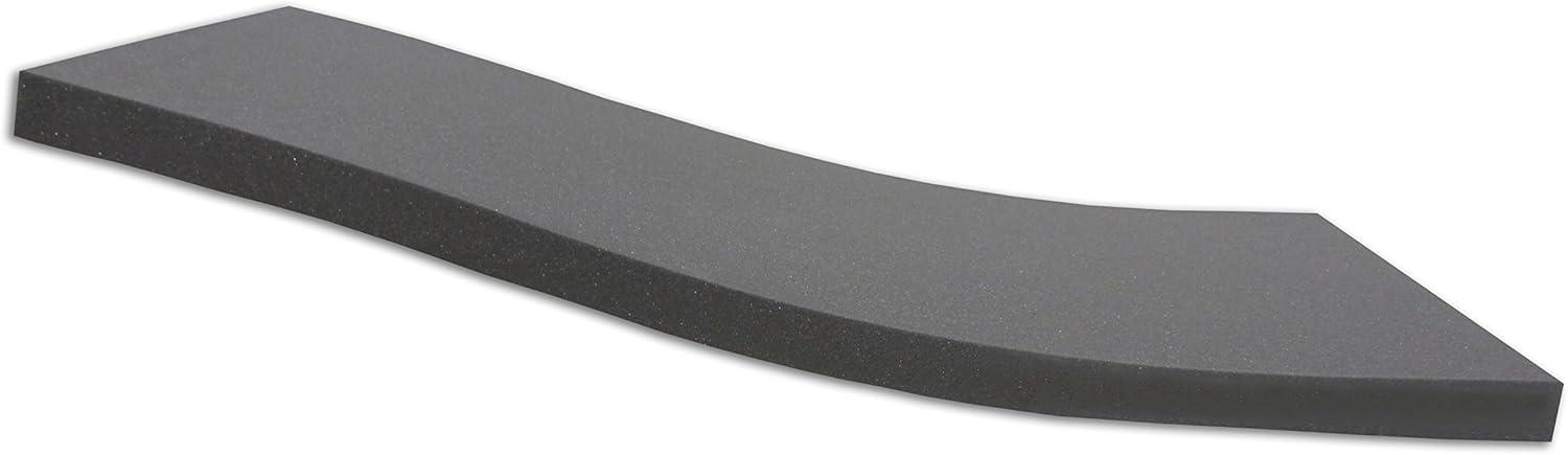 Dibapur ® BLACK: (120 x 200 x 11 cm) Orthopädische Kaltschaummatratze / Akustikschaumstoff - H2 - Ohne Bezug - Germany Bild 1