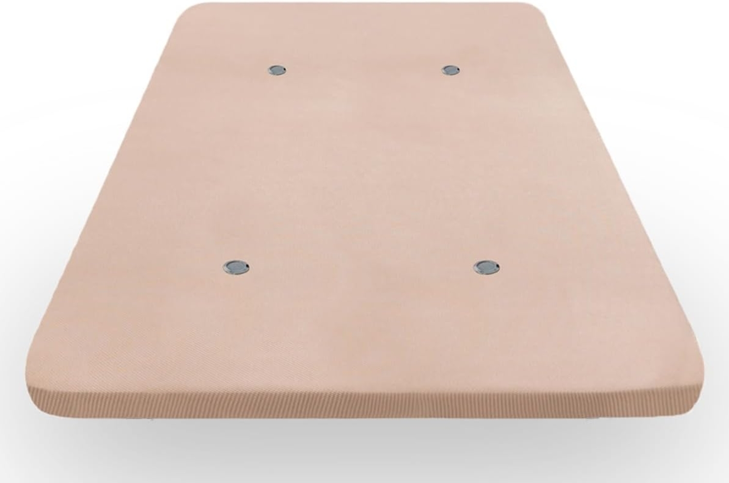 HOGAR24 ES Polsterbett 160x190 cm | 3D-Gewebe in Beige | Inklusive Atemventile | ohne Beine Bild 1