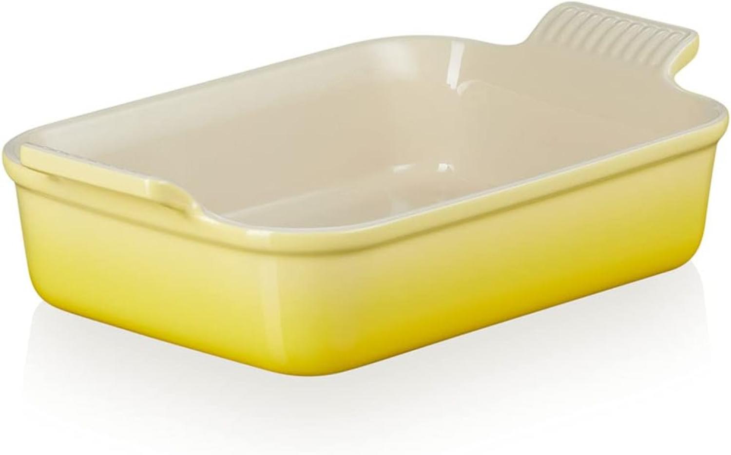 Le Creuset Auflaufform Tradition rechteckig citrus 26cm Bild 1