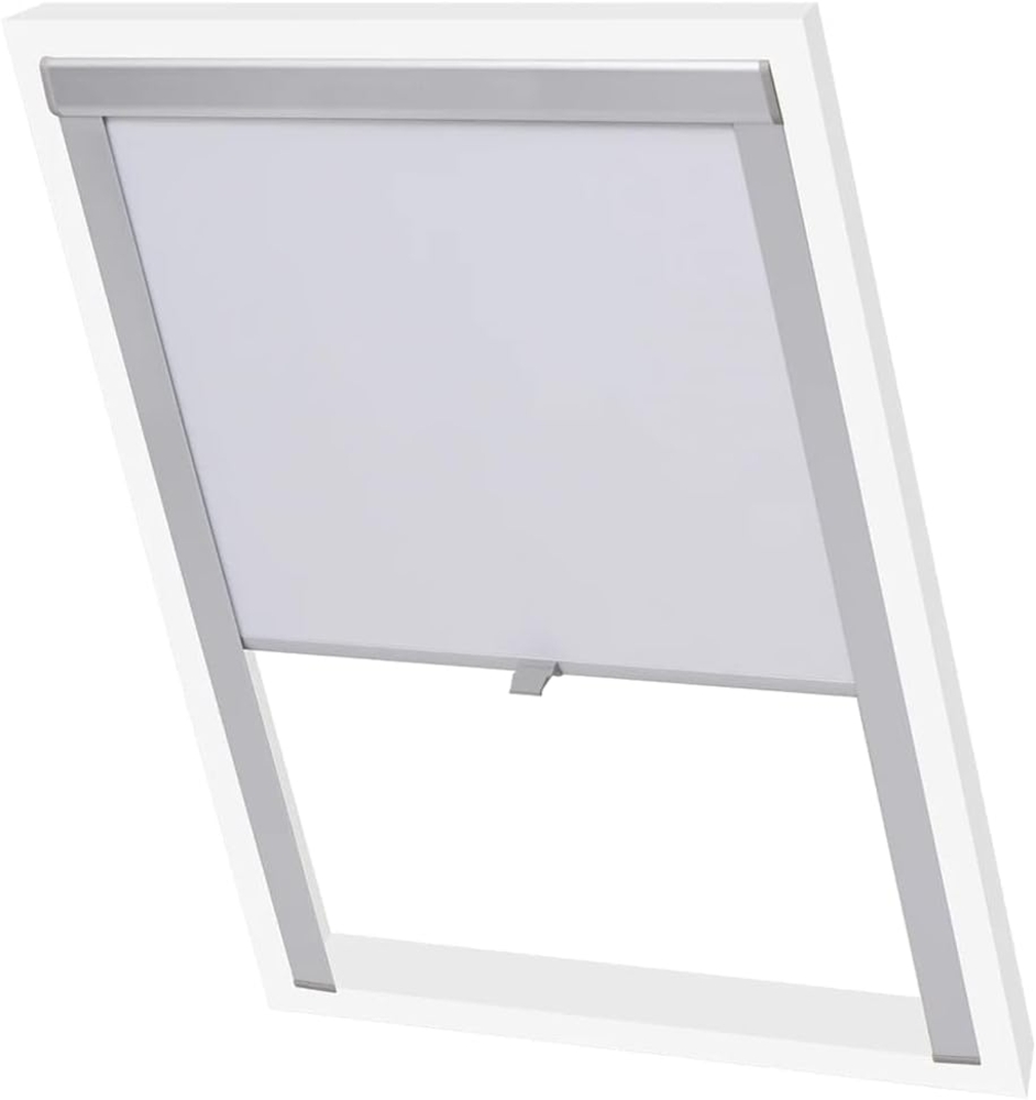 vidaXL Verdunkelungsrollo Weiß 102 131276 Bild 1