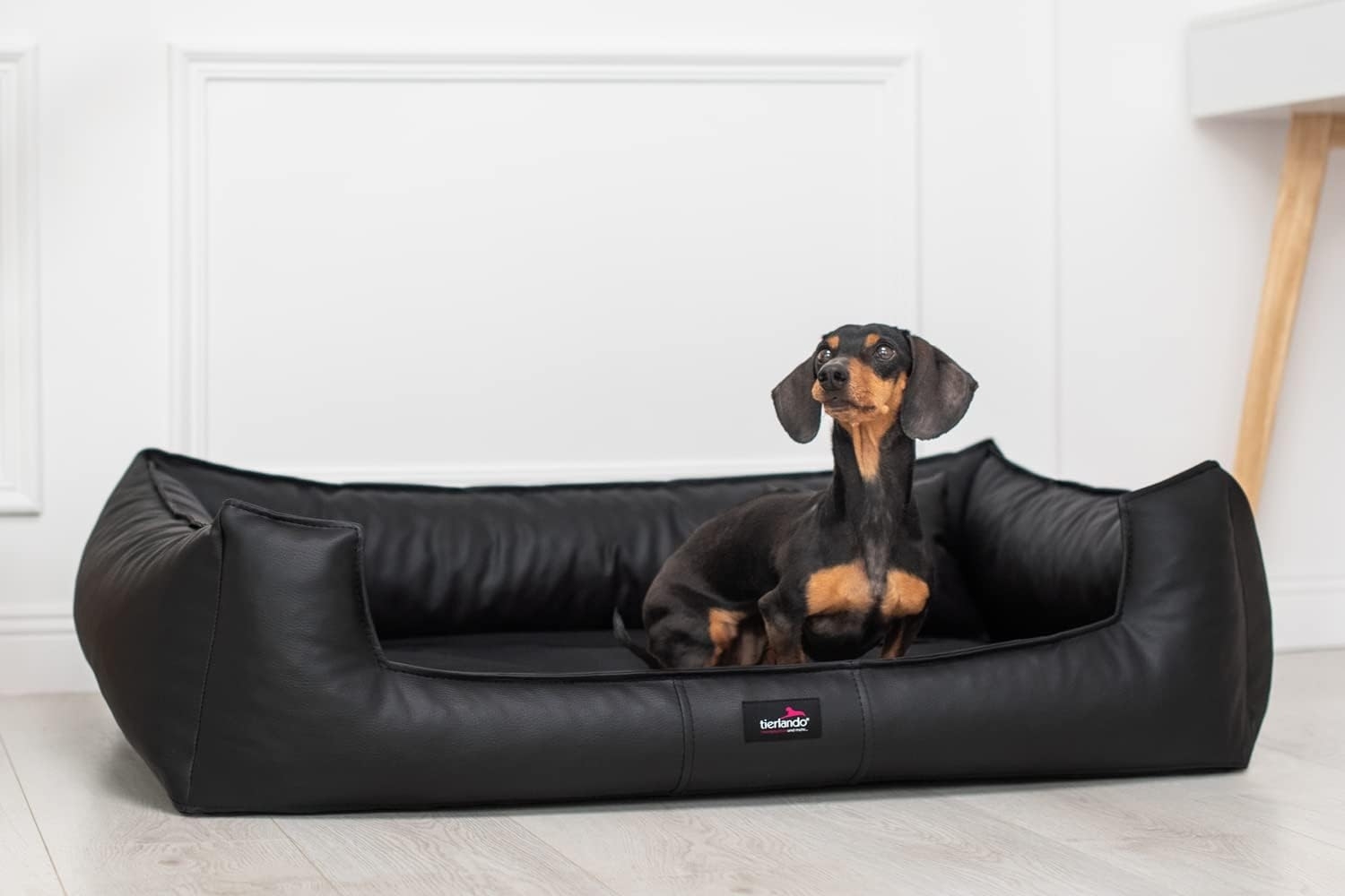 tierlando® Tierbett Orthopädisches Hundebett GOOFY Kunstleder, Matratzenschoner inklusive Bild 1