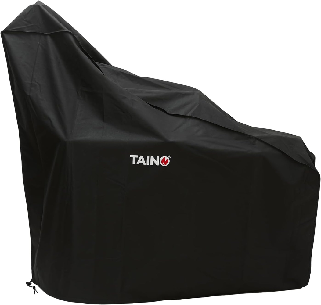TAINO 'YUMA' Grillabdeckhaube mit Klettverschluss, Oxford-Polyester schwarz, 204 x 44 x 128 cm Bild 1