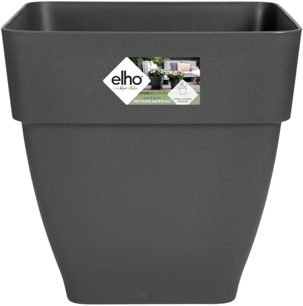 Elho Pflanztopf Vibia Quadrat 28,8 x 28,8 x 28,2 cm anthrzait Bild 1