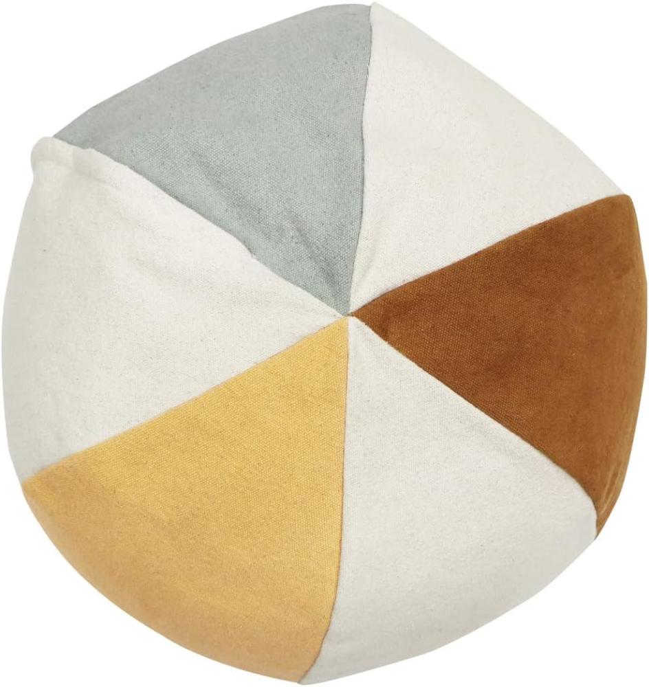 Sitzsack, Pouf \"Ball\", 45 x 50 cm, aus Baumwolle, von Lorena Canals Bild 1