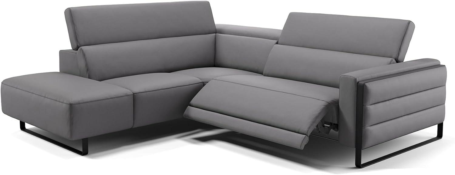 Sofanella Polsterecke DELTONA Sofalandschaft Eckcouch Designersofa in Grau Bild 1