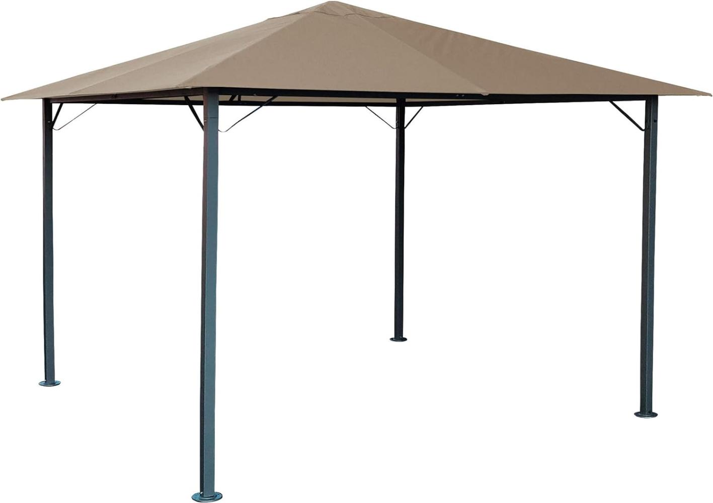 Quick Star Pavillon Nizza , BxT: 300x300 cm grau Gartenpavillon braun Bild 1