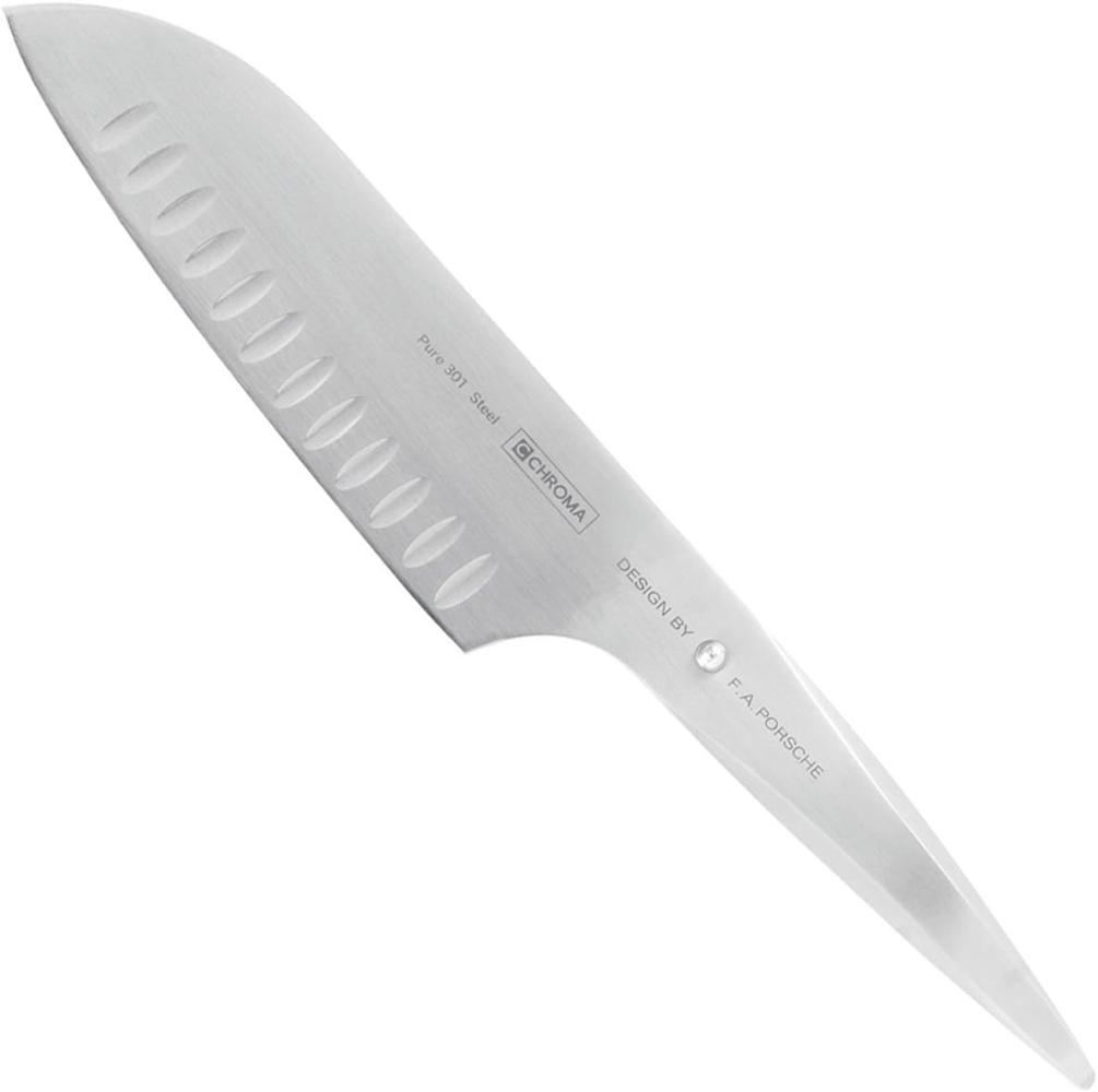 Chroma Type 301 Santoku mit Kullenschliff 17,8 cm Bild 1