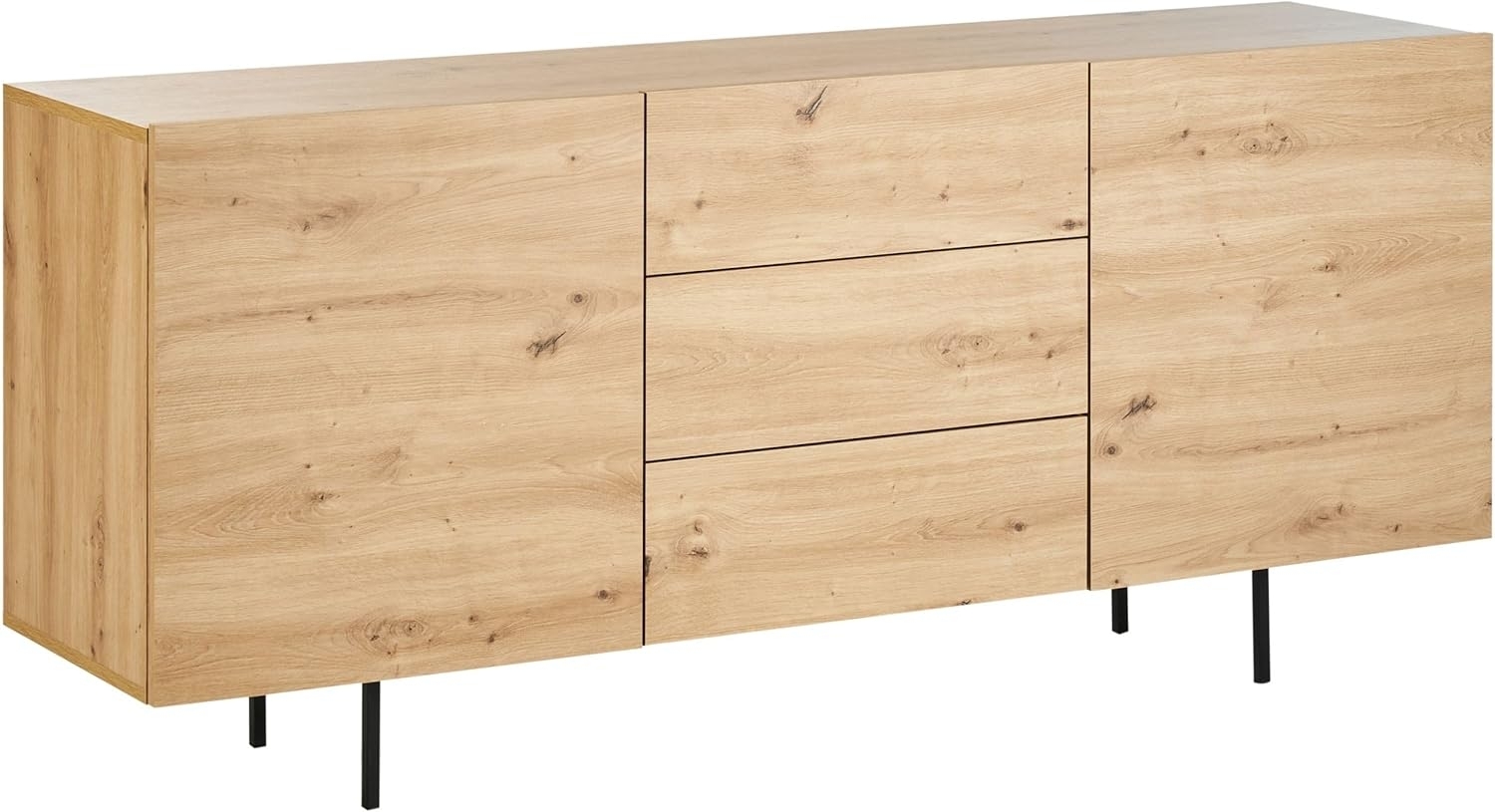 Sideboard KENORA 72 cm Heller Holzfarbton Bild 1