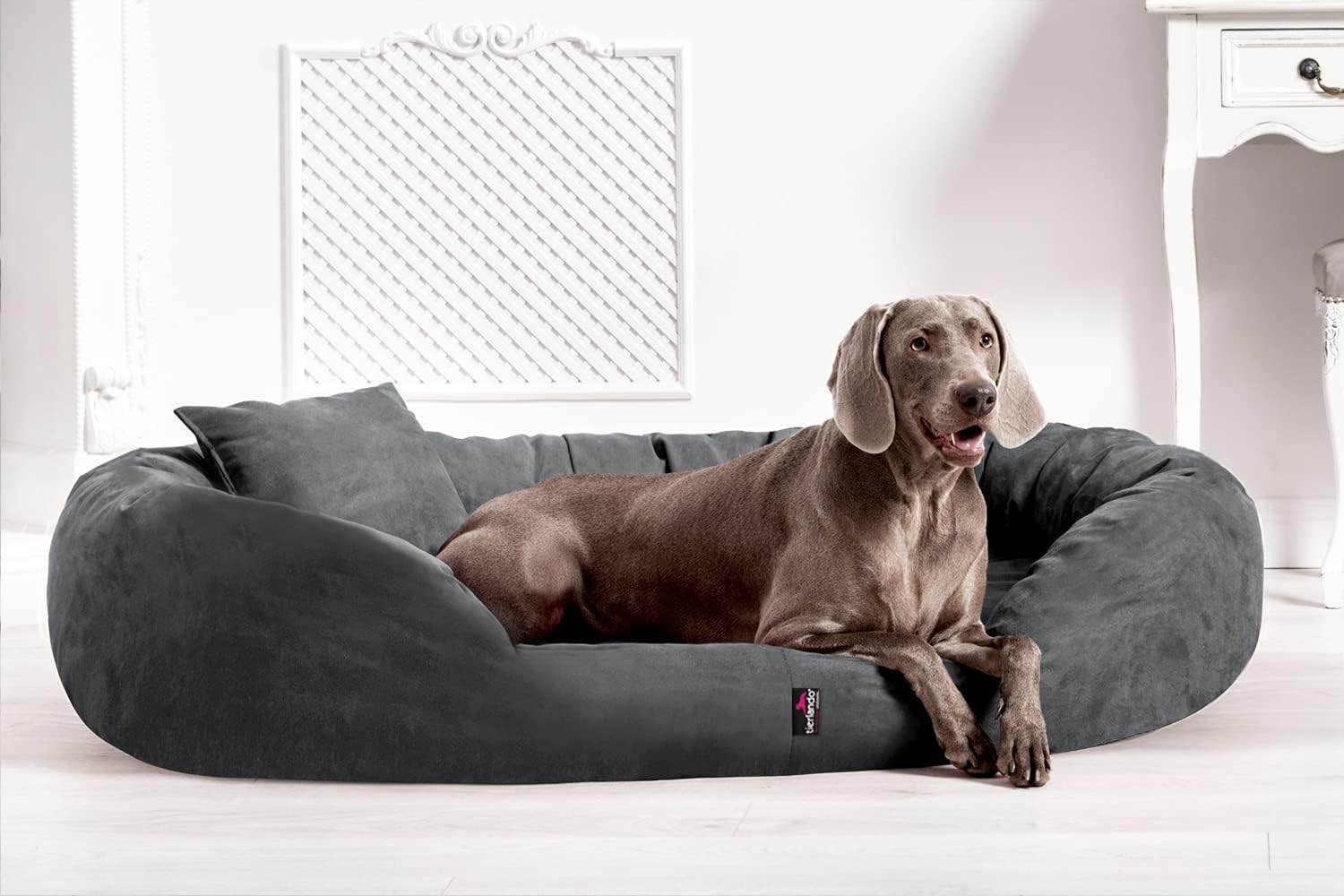 tierlando® Tierbett tierlando® Orthopädisches Hundebett Sammy VISCO, High-Tech-Velours Bild 1