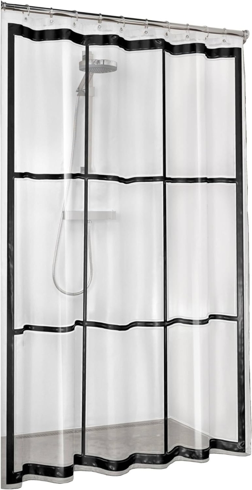 Sealskin Duschvorhang Brix Transparent 432044 Bild 1