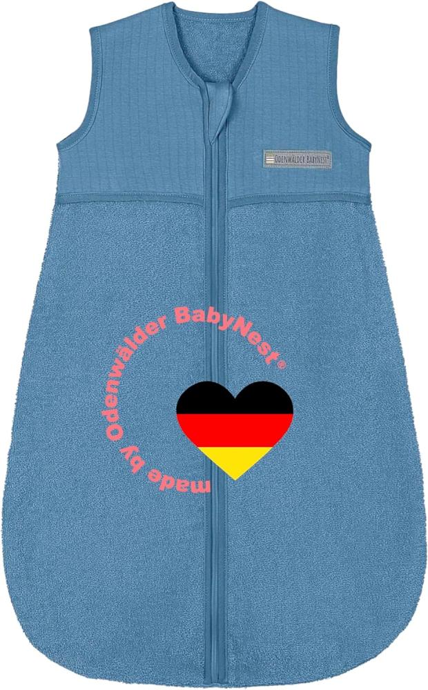 Odenwälder Frottee Sommer-Schlafsack Spaceblue 70 cm Bild 1