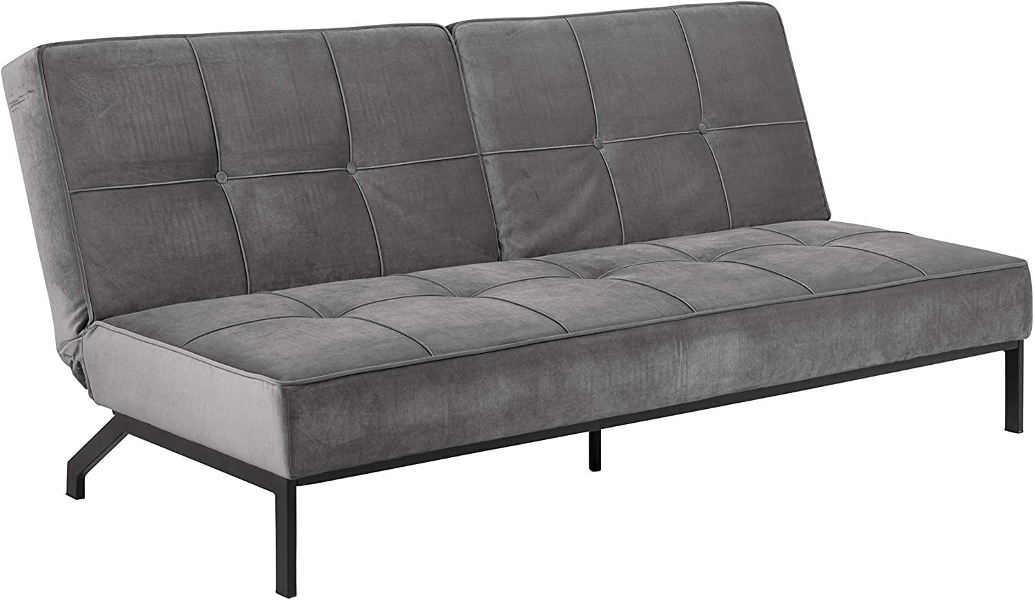 Schlafsofa PERUGIA, dunkelgrau, ca. 198 cm Bild 1