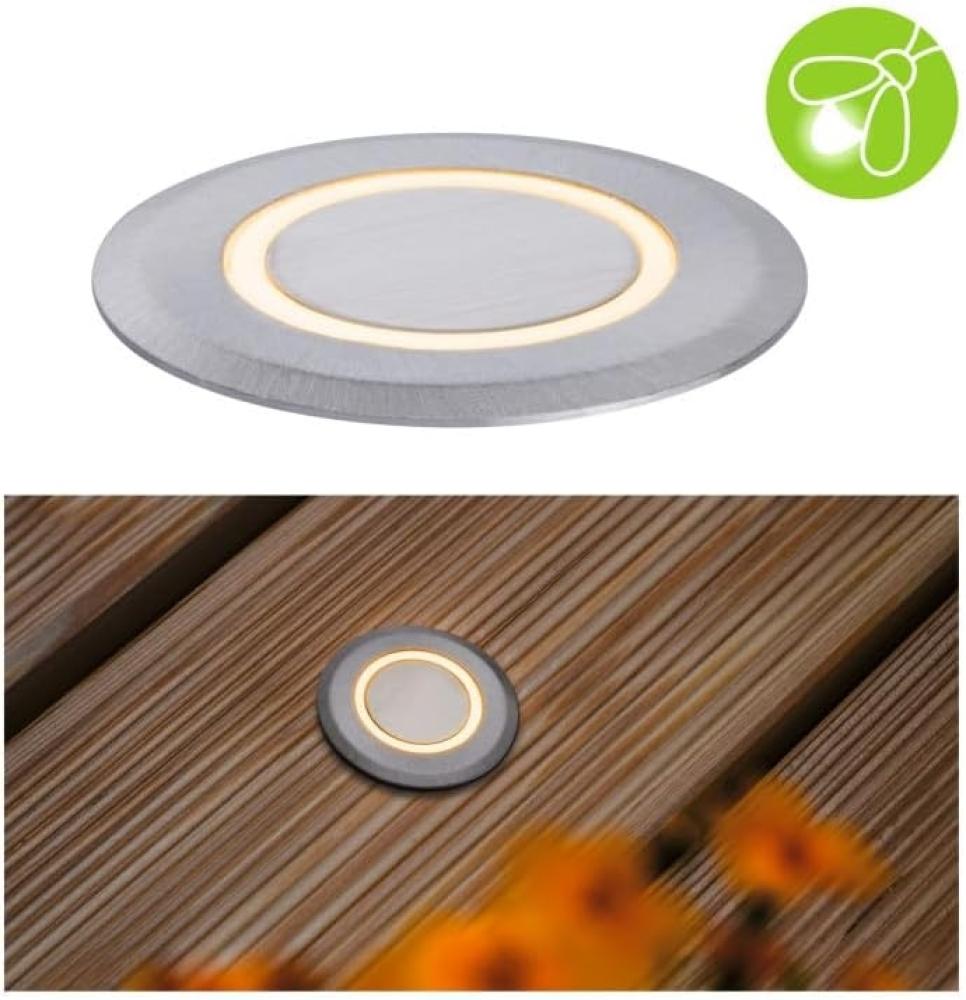 Paulmann 94727 LED Bodeneinbauleuchte Dekorativ Goldlicht insektenfreundlich rund 50mm Bild 1