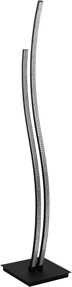 Eglo 99805 LED Stehleuchte LEJIAS schwarz transparent H:123cm mit Fußtrittschalter 3000K Bild 1