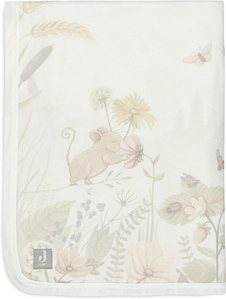 Jollein Dreamy Mouse Babydecke - Velvet Fleece Wei Bild 1