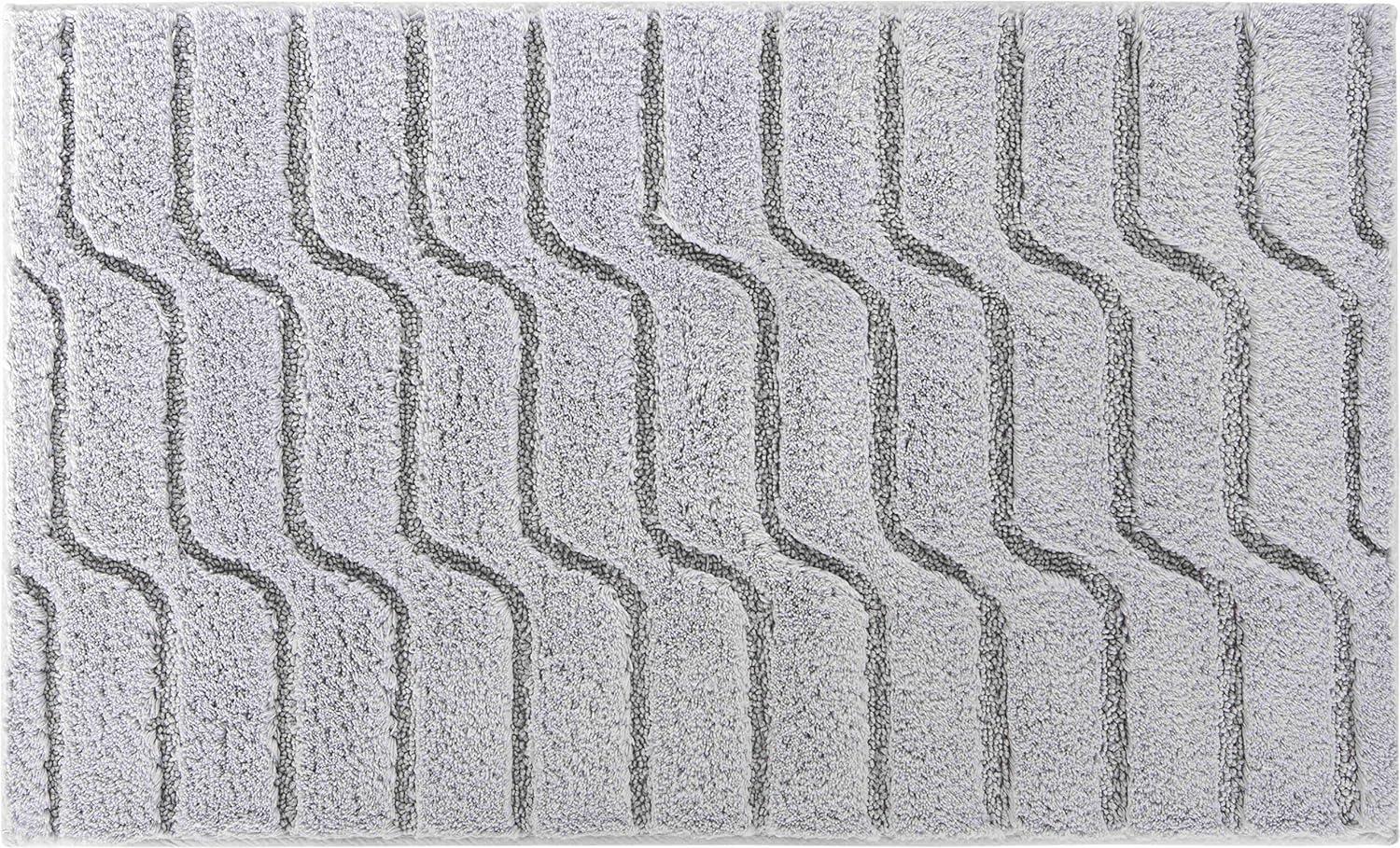 Grund Vogue Badteppich, Baumwolle, Grau, 70x120 cm Bild 1