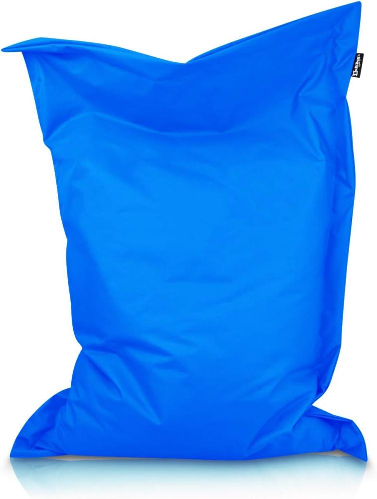 BuBiBag XXL Sitzsack, Outdoor Sitzsäcke für Kinder und Erwachsene, Bodenkissen Beanbag Fatboy wetterfest (Königsblau 100x70 cm) Bild 1