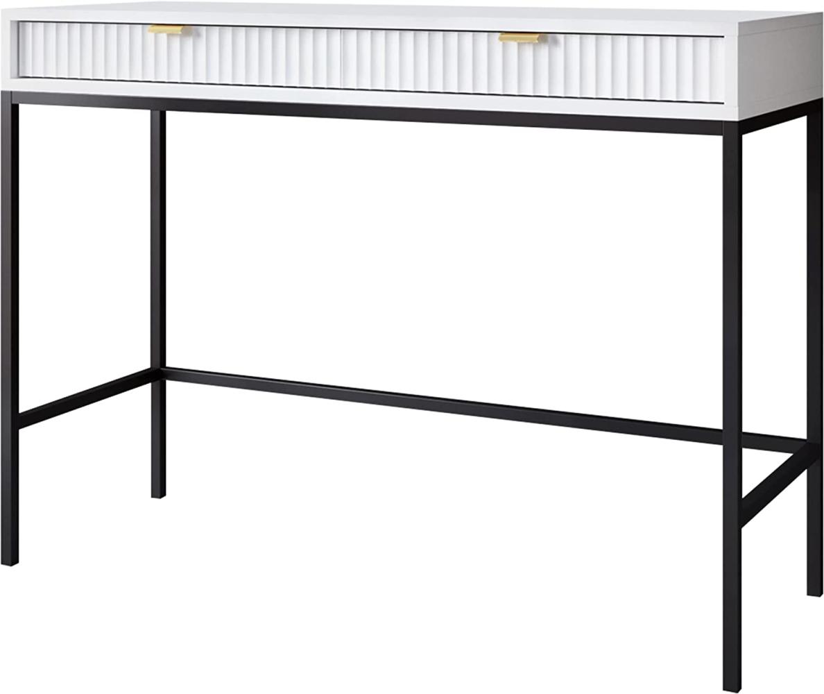 Schreibtisch Nova Konsolentisch 104x50cm weiß MDF Bild 1