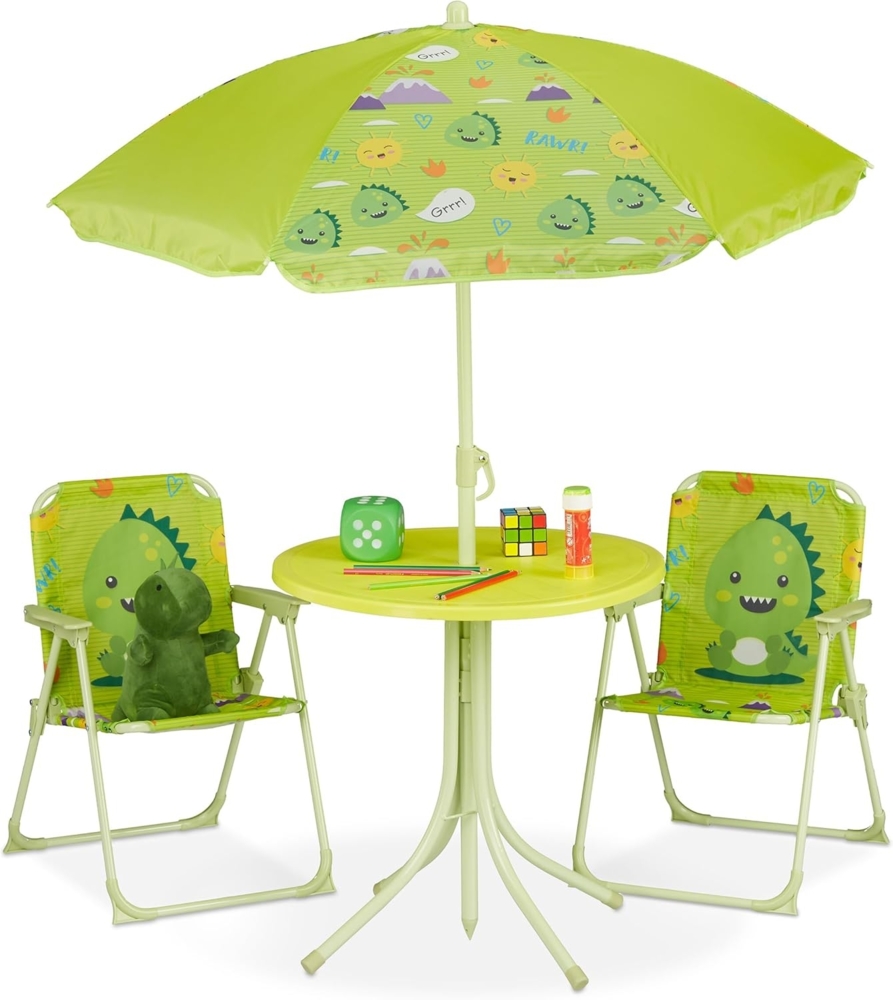 Camping Kindersitzgruppe mit Schirm Bild 1