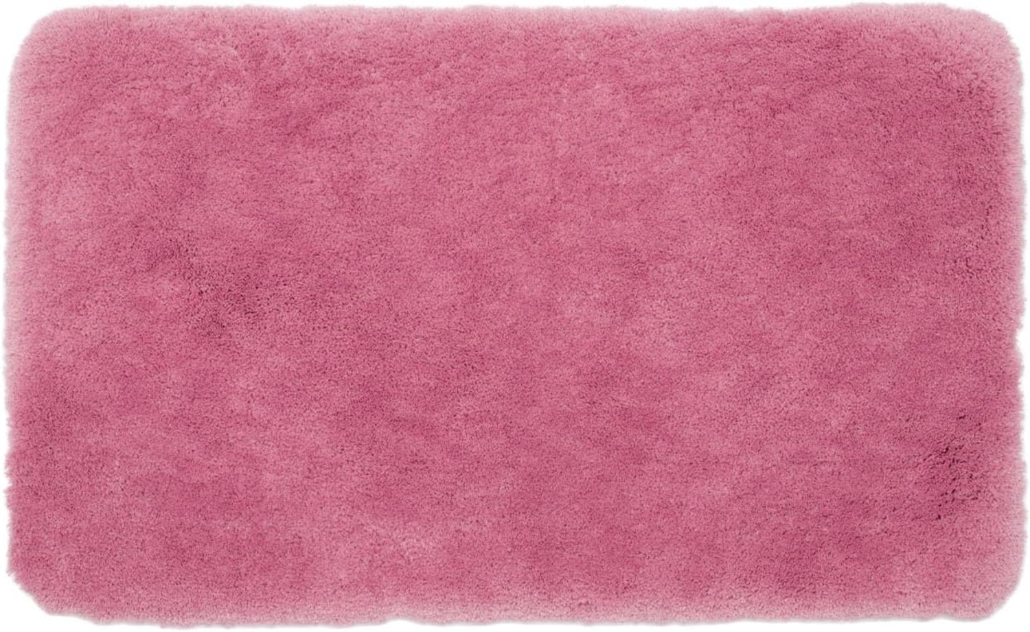 Gözze - Deluxe Badteppich mit extra hohem Flor, 100% Polyester (Mikrofaser), Mit Antirutschbeschichtung, 70x120 cm - Altrosa Bild 1