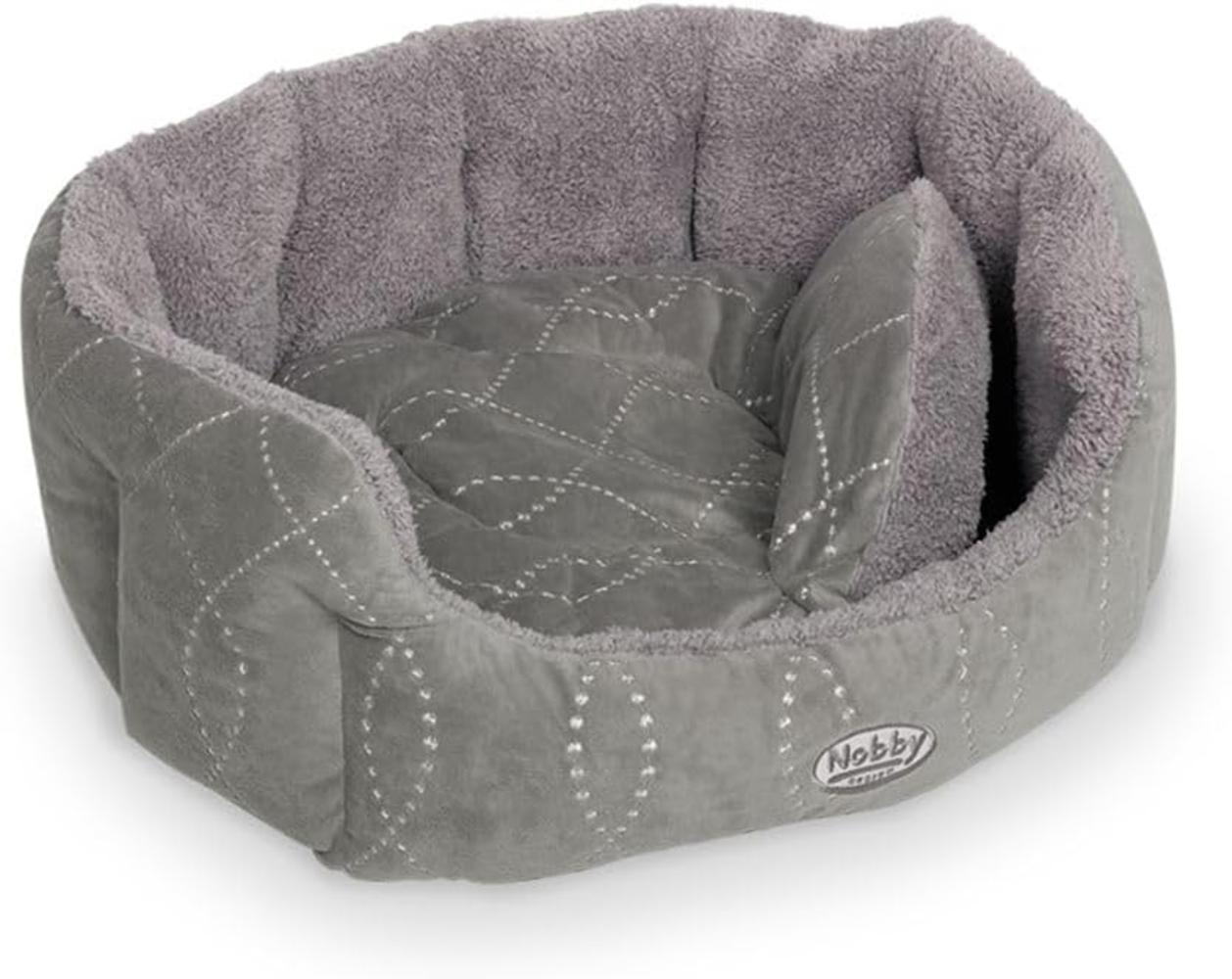 Nobby Komfortbett Ceno oval grau/grau Bild 1