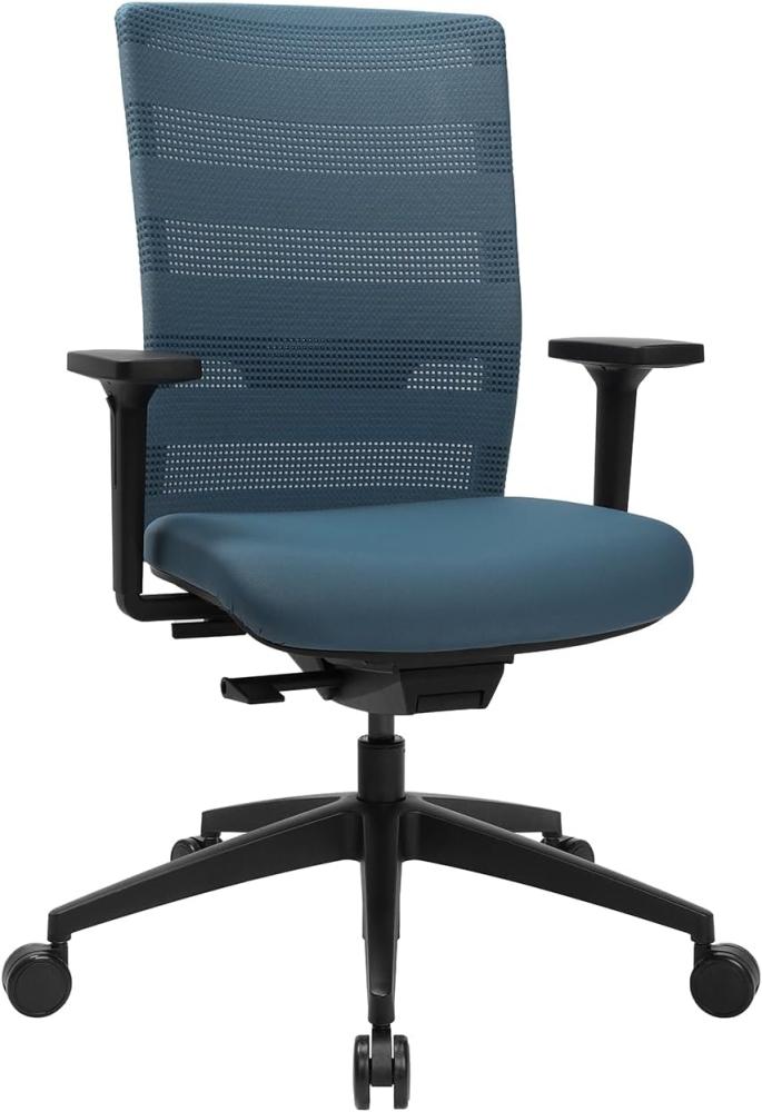 Topstar Bürodrehstuhl Sitness Airwork petrol-Teppichbodenrollen Bild 1