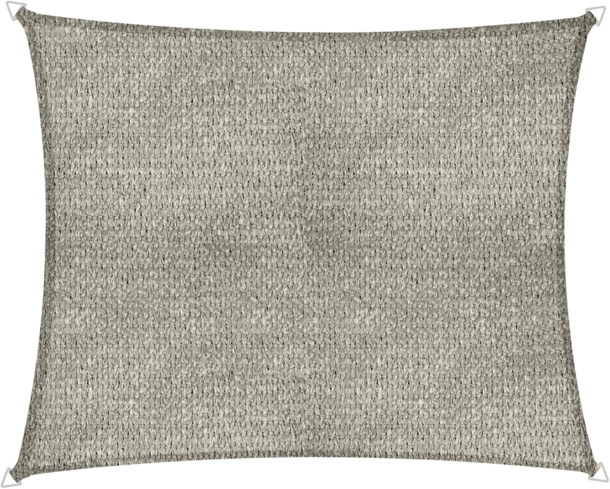 Windhager Sonnensegel ELBA, Elfenbein, rechteckig, Beschichtetes HDPE-Gewebe, 3,6x2,6 m, 135 g/m², Sonnenschutz für Terrasse, Balkon oder Pool, inkl; befestigungsseil, reißfest, waschbar Bild 1