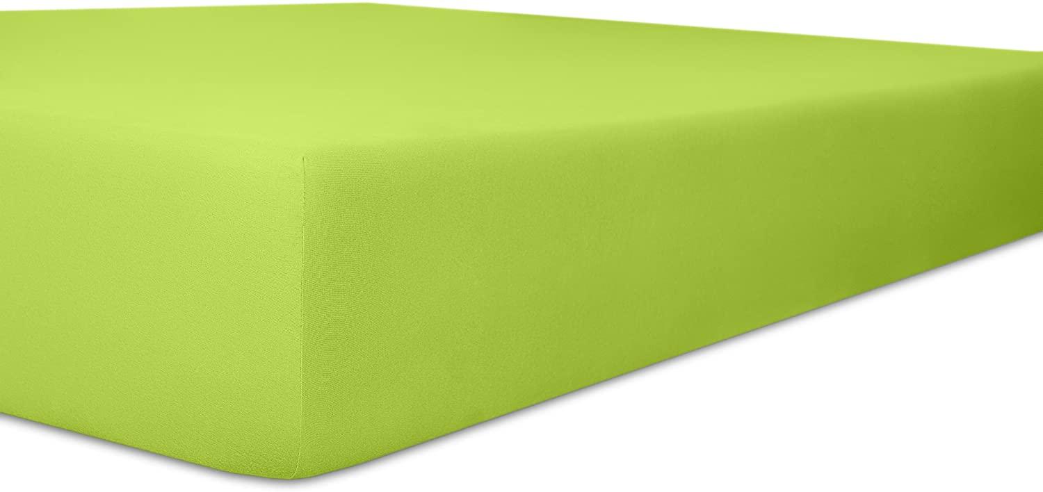 Kneer 9301554 Spannbetttuch Qualität 93 Exclusiv-Stretch 140/200-160/220 cm, Limone Bild 1