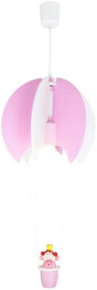 Elobra No. 125120 Pendelleuchte Ballon mit Prinzessin Leia 1-flammig, Rosa, Weiß Bild 1