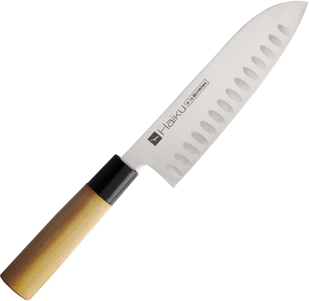 Chroma Haiku Original Santoku mit Kullenschliff 17 cm Bild 1