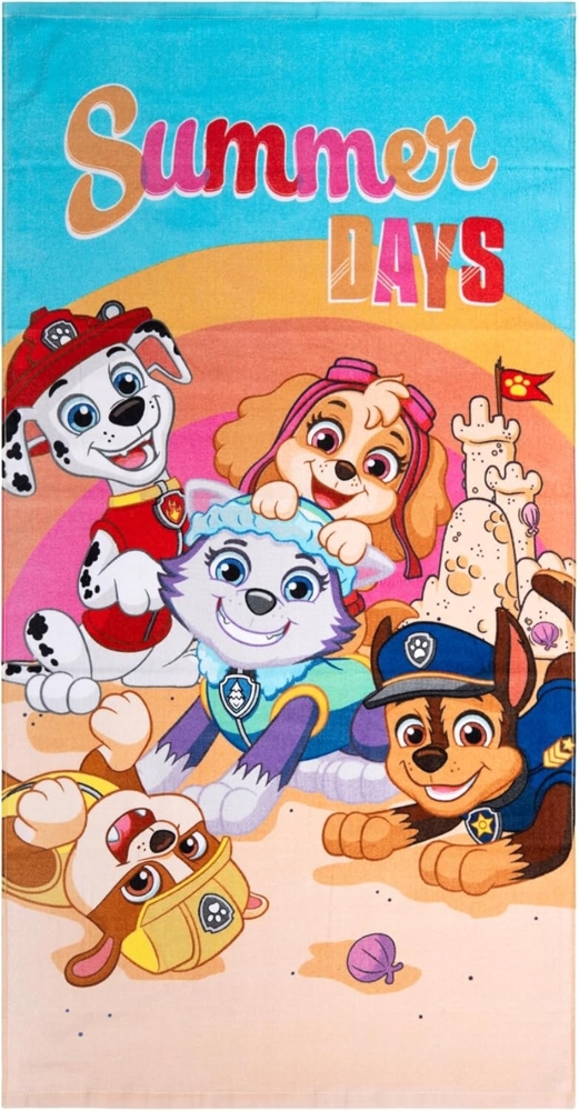 United Labels® Strandtücher Paw Patrol - Summer Days - Badetuch, 140 x 70 cm Bild 1