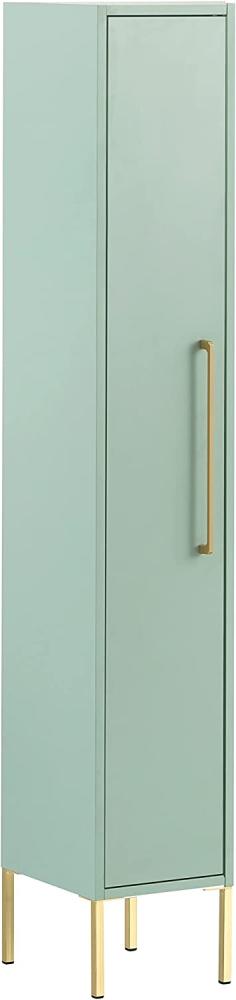 Schildmeyer Gloria Highboard 150414, Holzwerkstoff, 1 Tür Mint / Gold Bild 1