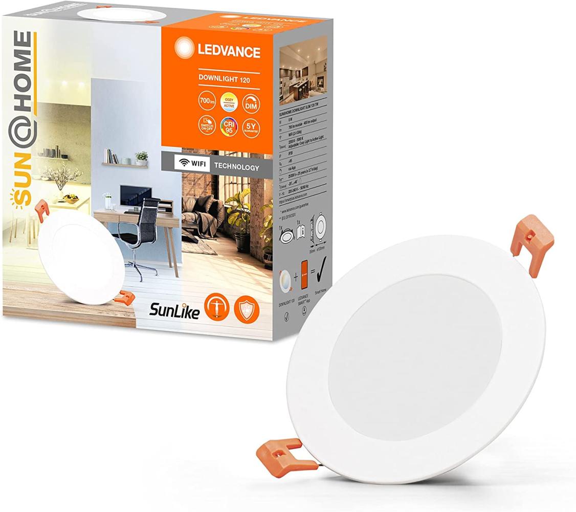 LEDVANCE SMART+ Sun@Home Downlight 120mm 770lm 8W TW WiFi Bild 1