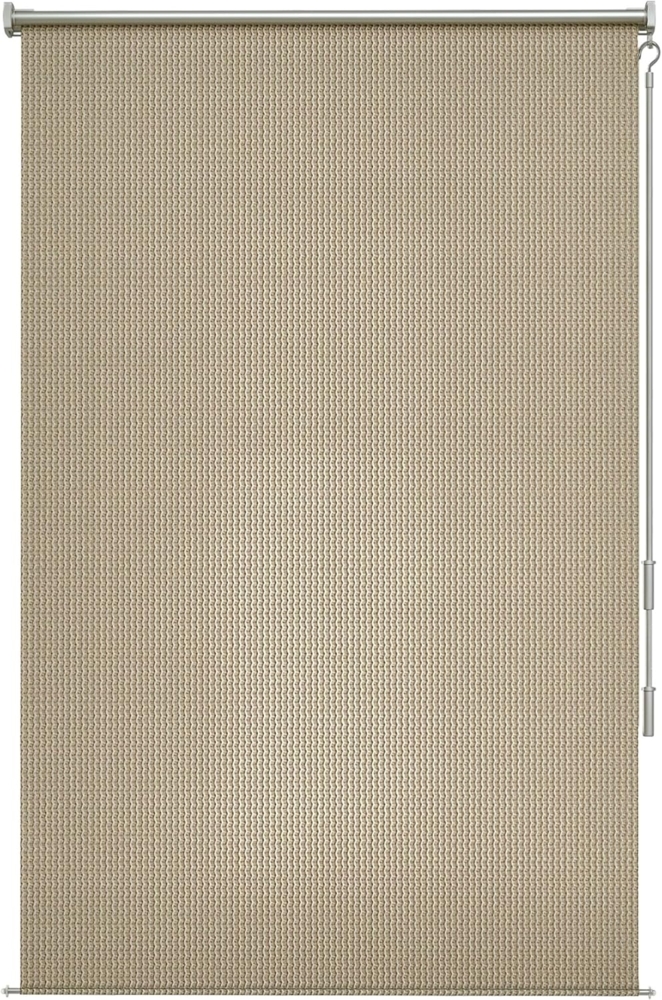 Outsunny Markise Senkrechtmarkise, Balkonrollo, Außenrollo mit Handkurbel (Sichtschutz, 1-St, Verdunkelungsrollo) für Pavillon, Garten, Beige Bild 1