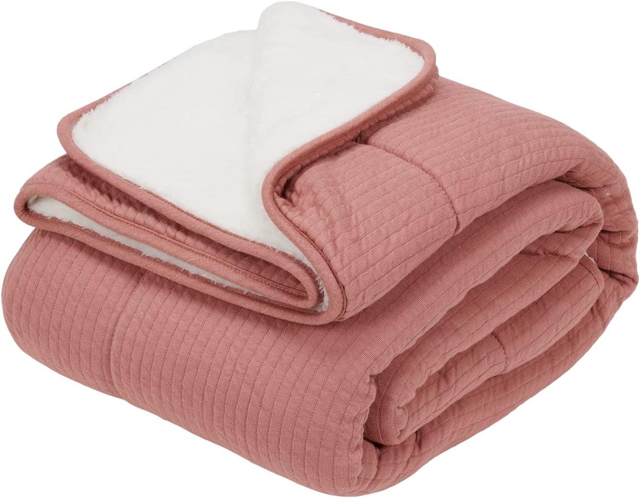 Little Dutch Pure & Soft Babydecke 70x100 Blush Roze Rosa 1 Bild 1