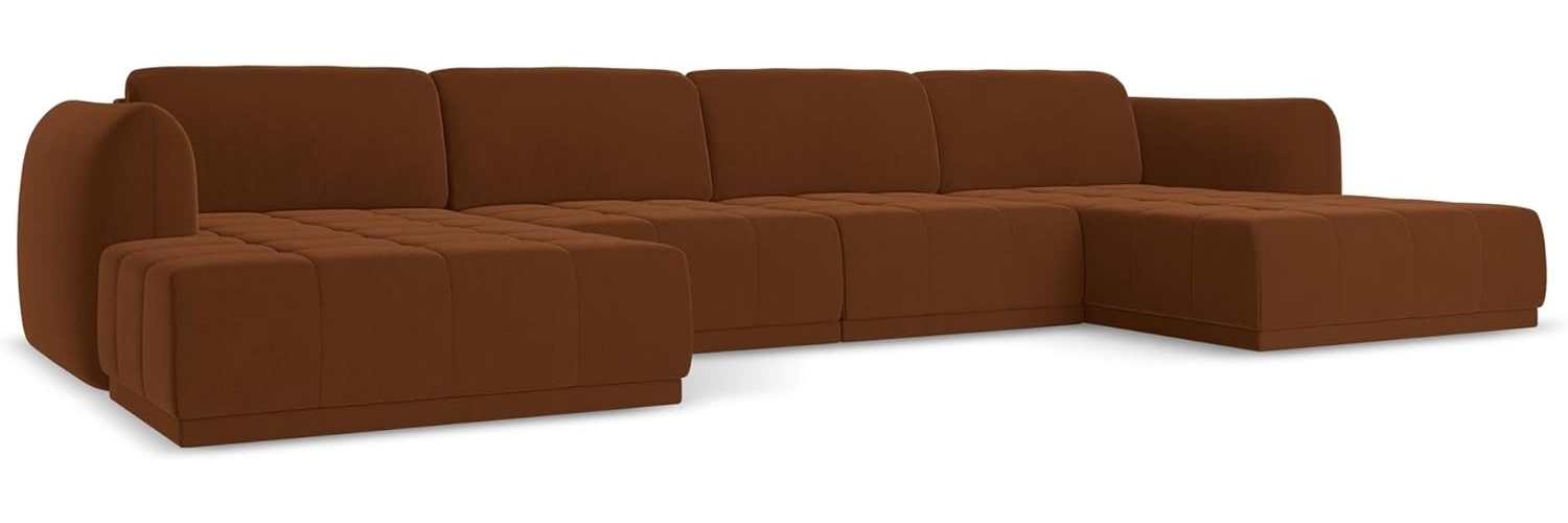 Wohnlandschaft Hoku in Samtstoff Bild 1