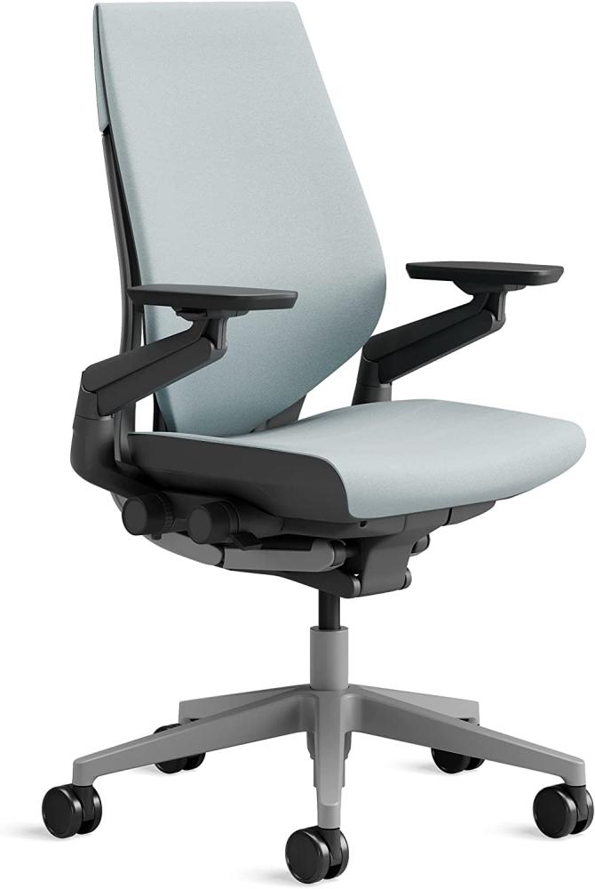 Steelcase Gesture Bürostuhl mit Bezug in Sturmhorizont, 66 x 62. 5 x 104cm Bild 1