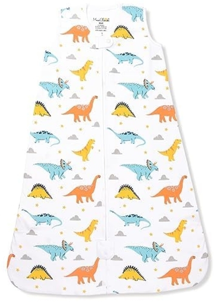 Baby Schlafsack 1.0 TOG, Bio-Baumwolle Baby tragbare Decke mit Zwei-Wege-Reißverschluss, Übergang zum Baby Schlafsack, Ganzjährig Schlafsack für Neugeborene Kleinkind Junge Mädchen, 24-48 Monate Bild 1