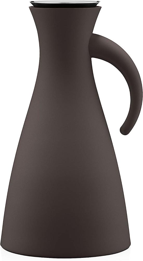 Eva Solo Isolierkanne, Thermokanne, Edelstahl, Glas, Kunststoff, Chocolate, 1 L, 502845 Bild 1