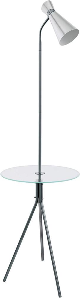 Eglo 97772 LED Stehleuchte POLICARA nickel-matt weiß, klar Ø45cm H:158,5cm Bild 1